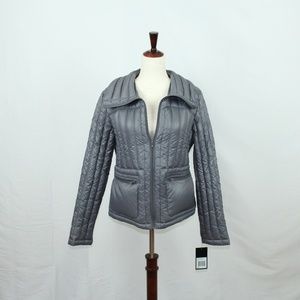 NWT Halifax Gray Down Lightweight Packable Down Jacket Size L